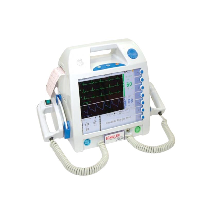 席勒Schiller除颤监护仪DEFIGARD5000-手动+带屏幕+双相波+带监护功能+AED